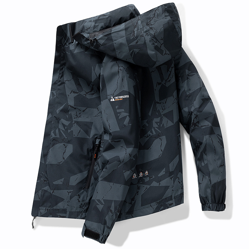 欧美户外多功能冲锋衣Temu男夹克Fordeal登山服骑行战术外套厂家|undefined