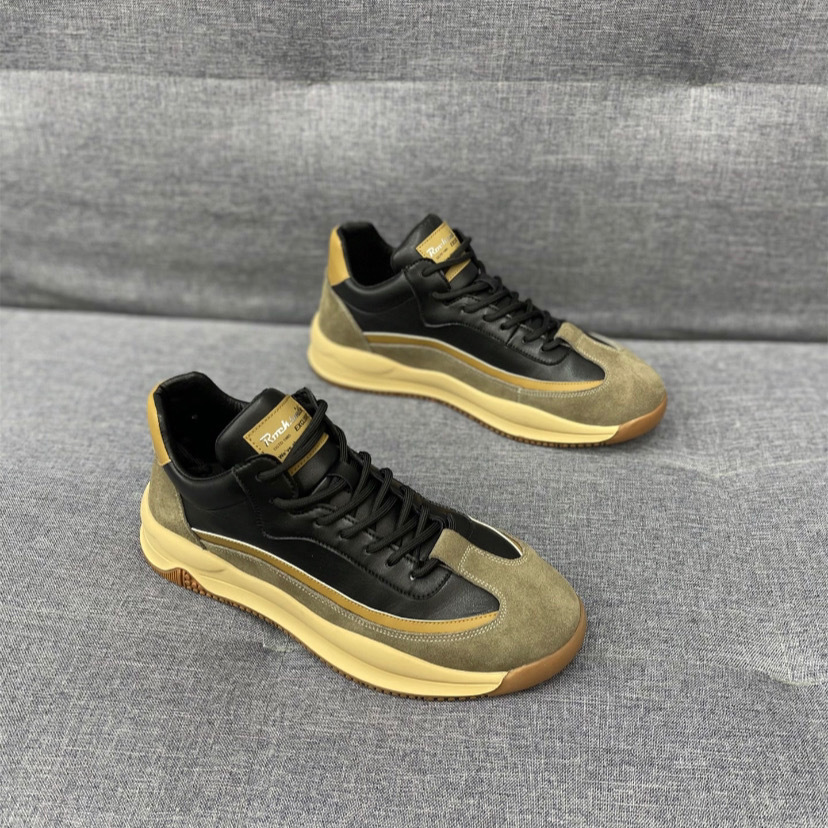 Men S Shoes Spring Station Fashion Casual All Match And Autumn Korean Version Of Daddy Single Shoes Sports Leisure_voghion.com