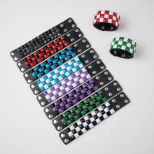 G 76891 Punk leather square nail bracelet �����Ƥ��������