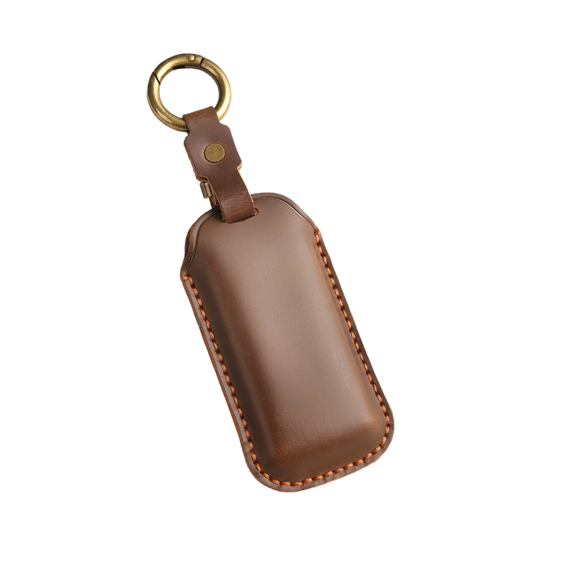New Retro Key Cover Suitable for Chery Xingtu Car Tiggo 7 Special Handmade Leather Key Case Buckle