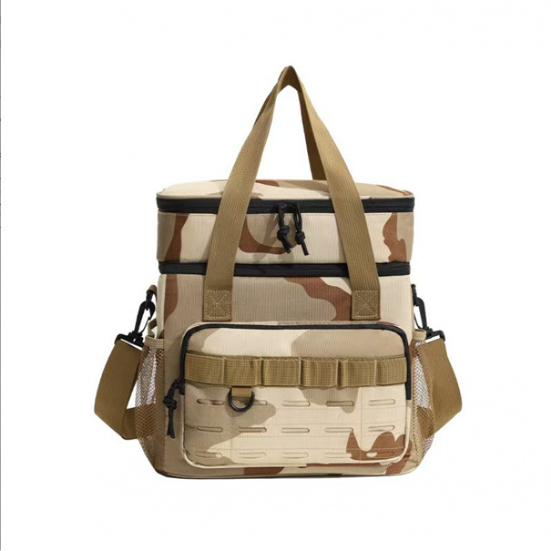 Bolsa de aislamiento de camuflaje de comercio exterior bolsa de picnic transfronteriza más gruesa bolsa de aislamiento portátil de gran capacidad de camping paquete de hielo de picnic