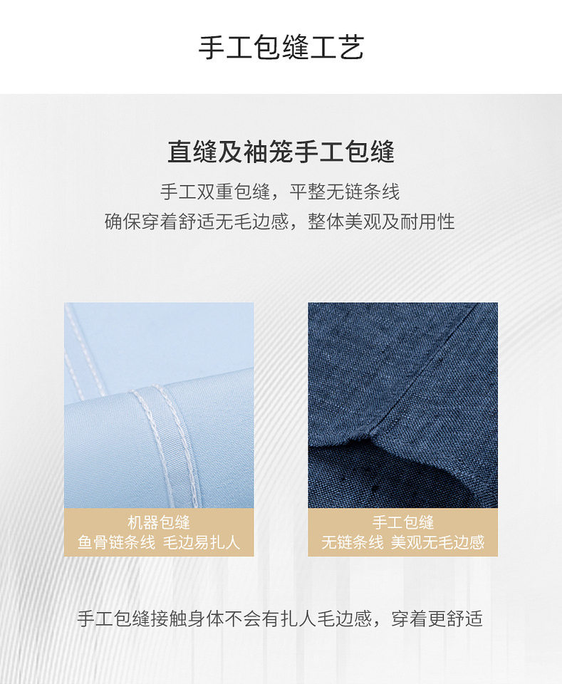 Áo sơ mi nam dài tay cổ đứng 100% vải lanh chống nhăn dáng rộng — Áo dài tay màu hạt dẻ - cổ đứng 13, Áo dài tay màu trắng - cổ đứng 01, Áo dài tay màu xanh tím than - cổ đứng 08 chi tiết 10