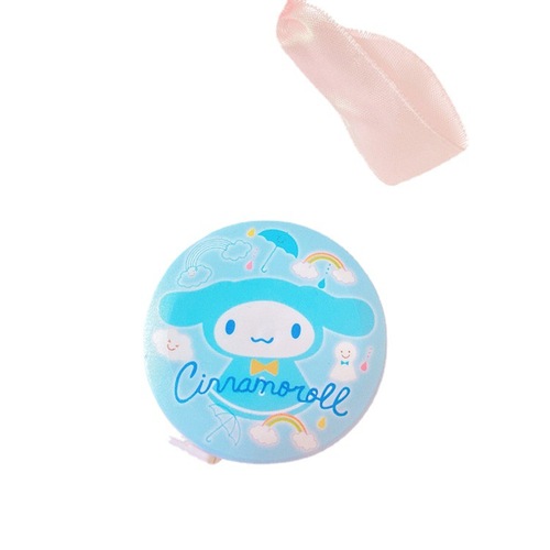 Cartoon mini tape measure, Kurome portable small soft ruler, little white dog measuring measurements, clothes measuring ruler, meter ruler