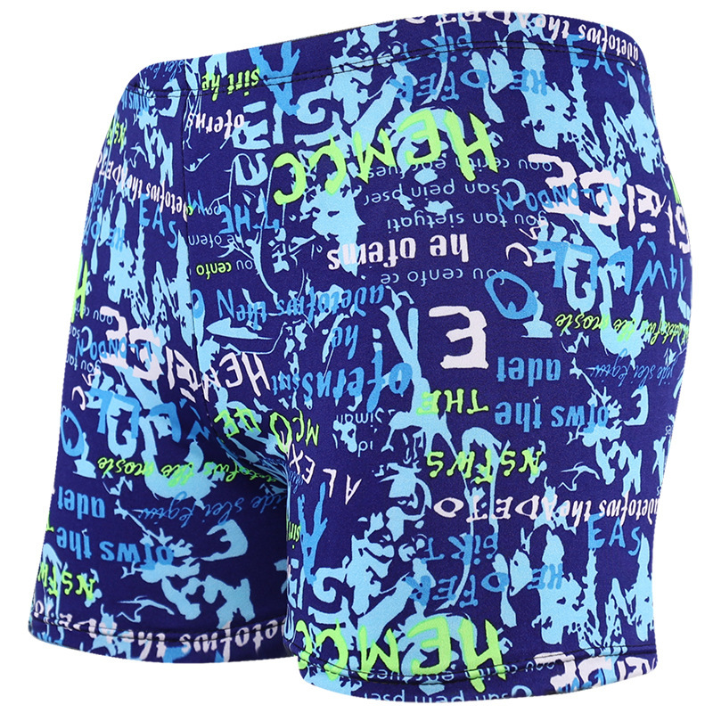 Pantalones de baño personalizados ligeros para hombres, pantalones de aguas termales para adultos sueltos de gran tamaño, anti-vergüenza, pantalones de playa, pantalones de baño boxer, logotipo personalizado