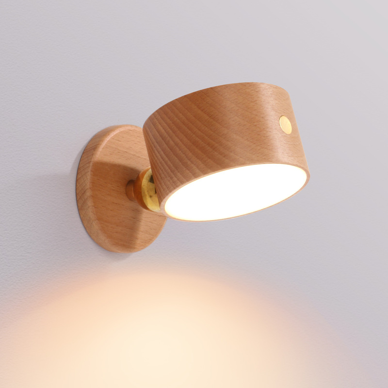 New Awesome Home Bedroom Magnetic Rotating Bedside Lamp Simple Touch Polar Dimming Charging Soft Night Light