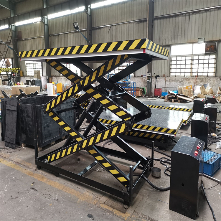 固定剪叉式升降平台 小型电动自动升降机 家用工厂仓库液压货梯