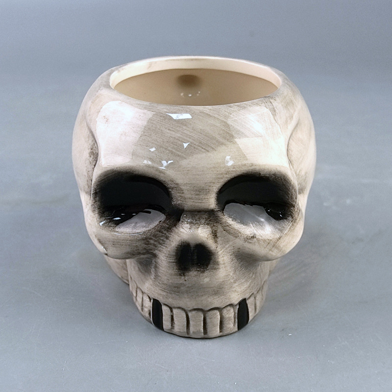 Skull Ceramic Mug Personality Ghost Head