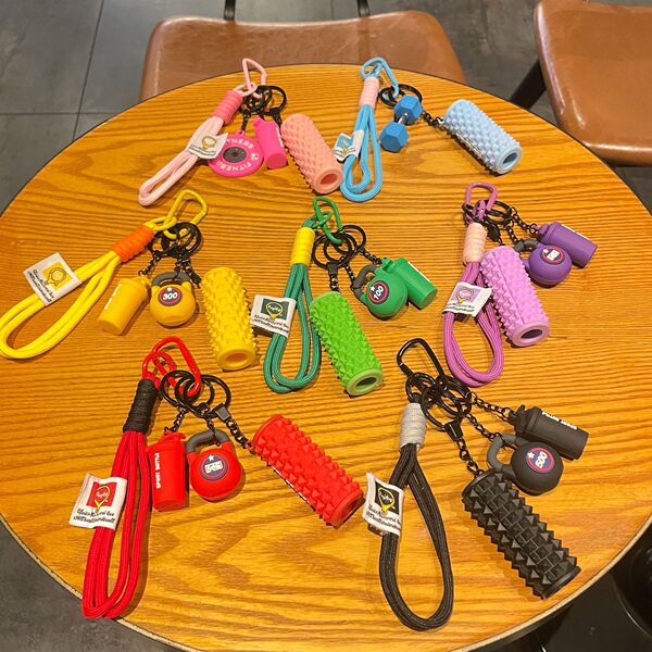 Creative sports keychain for yoga from foam for gym