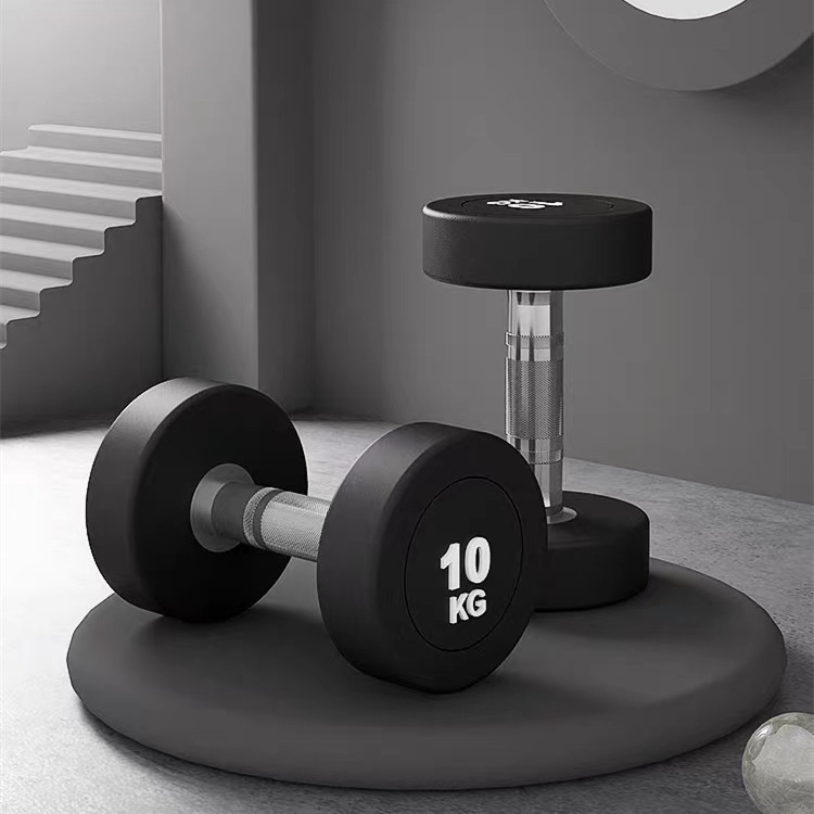 Selección estricta de peso de cabeza redonda encapsulado adhesivo gimnasio para hombres y mujeres equipos de gimnasio de peso de cabeza redonda domésticos equipos de gimnasio comerciales