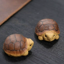 ✅Yixing purple sand tea pet turtle ornaments can raise mini bionic turtles Fujia batch of square tea tea ceremony accessories