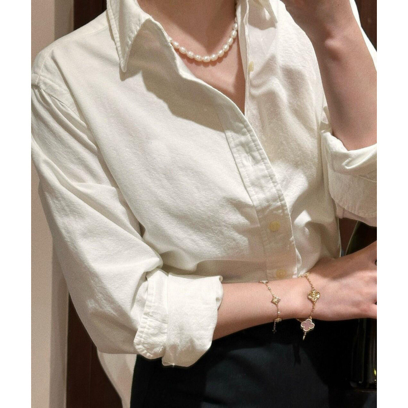 RL拉夫小马标POLO女长袖衬衫女T恤翻领防晒衬衫女刺绣纯棉装外贸|undefined