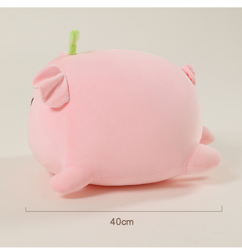 Trendy Pink Pig Plush Doll Pillow, Cute Piggy Toy, Bed Decoration, Birthday Gift for Girls, Dropshipping