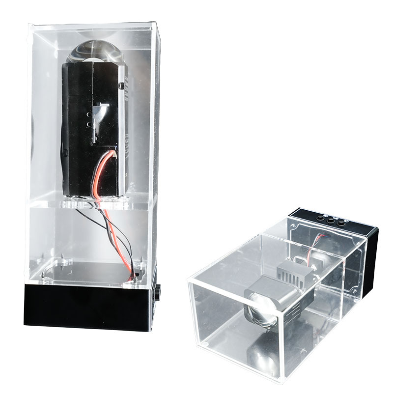 Faros de automóvil 1.51.8 pulgadas LED Matrix Module Showcase Battery Rechargeable Showcase Box