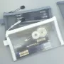 大容量学生考试透明拉链袋