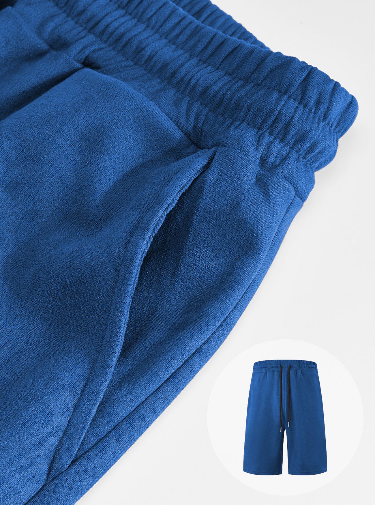 Herren Sport Set T-shirt Und Shorts In Einfarbigem Design_voghion.com