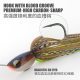 Bear King Lure High-Speed Composite Spinning Lure with Bearded Design for Bass Fishing, Anti-Hang-Up, for Crappie and Bass
