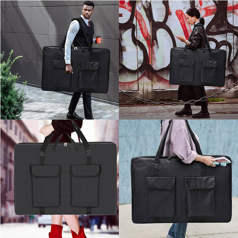 Source Factory Customized Large-Capacity Drawing Board Briefcase, Easy to Carry Poster Painting Supplies Storage Handbag