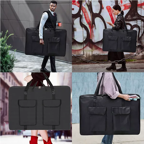 Source Factory Customized Large-Capacity Drawing Board Briefcase, Easy to Carry Poster Painting Supplies Storage Handbag