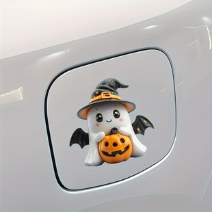 Cross-border Foreign Trade Car Stickers Halloween Pumpkin Ghost Festival Creative Personality Stickers Refrigerator Stickers