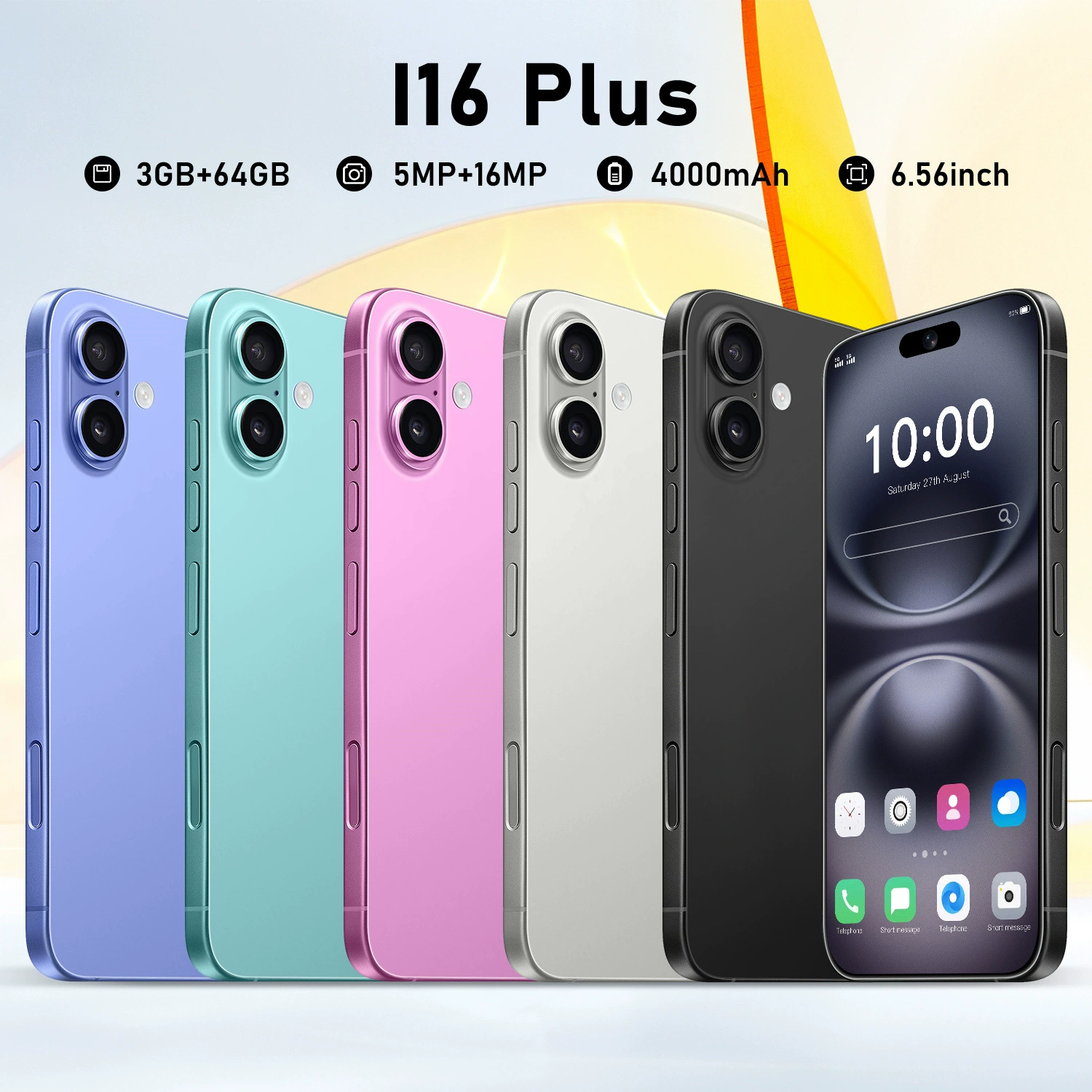 Мобильный телефон, умные часы, Intel Core i16, 16 Plus, 64G, 4G, Android
