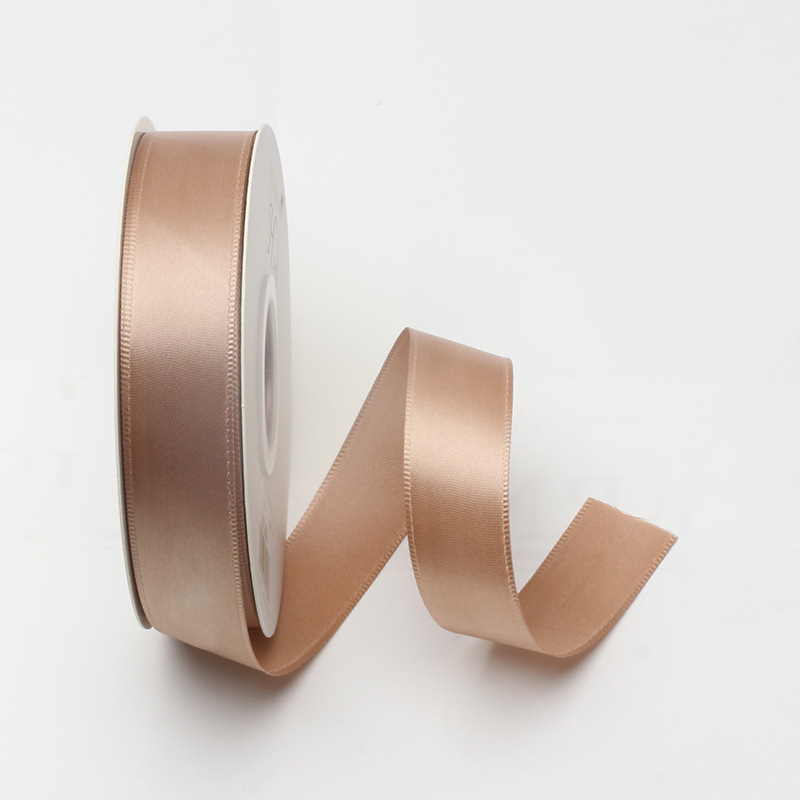 Cinta de poliéster de color sólido brillante, embalaje de flores, cinta, pastel, caja de regalo, ramo, bricolaje, floristería hecha a mano, materiales florales