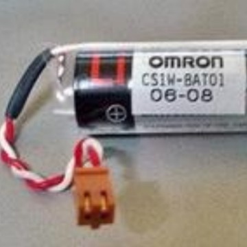 原装OMRON CS1W-BAT01 PLC电池东芝ER17500V/3.6V