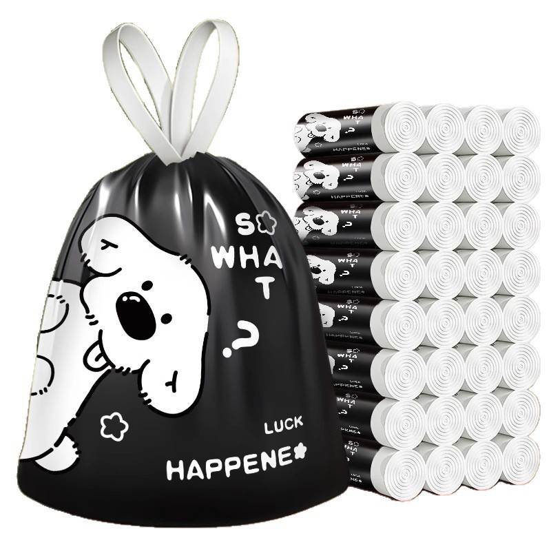 Black and white puppy