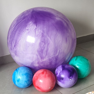 Yoga Ball Small Ball Thickeneded Explosion-Proof Pilates 25cm Fitness Ball Slimming Pregnant Women Postpartum Repair Supplies Kidsren's Ball