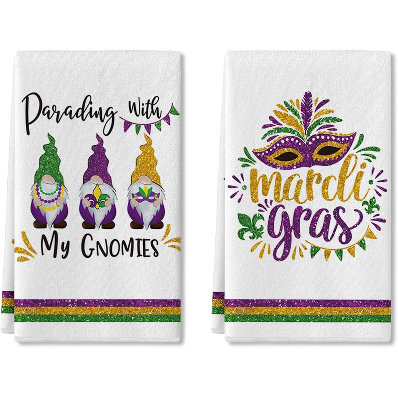 Carnival kitchen towel parade with my dwarf decoration dish cloth holiday theme kitchen scrubbing mat