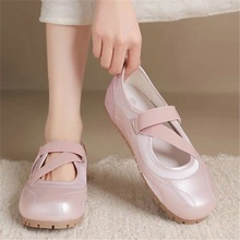 新款德训女百搭风鞋浅口年芭蕾简约夏季爆款珍鞋2025单鞋平底玛丽