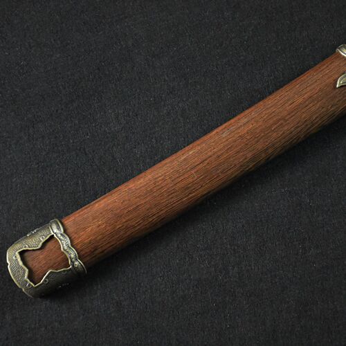 Longquan City Sword Japanese Style Command Hard Sword Self-defense Knife High Manganese Steel One-piece Cold Weapon Craft Collection Unsharpened