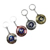 The Avengers, keychain, rotating badge, Marvel, Captain America