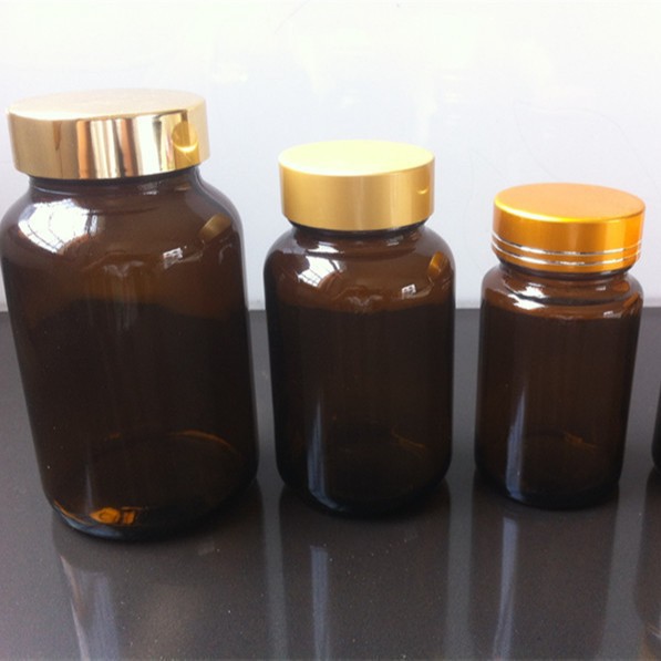 棕色药用瓶胶囊瓶保健药品包装瓶玻璃添加剂瓶密封试剂瓶药粉分装