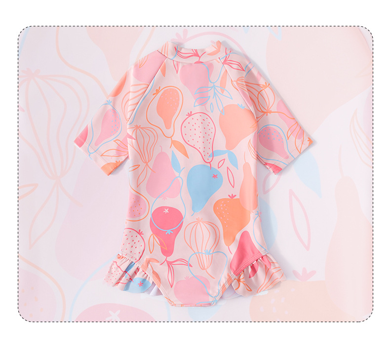 Children's 2026 Girls' Princess Baby One-Piece Sun-Protective Swimsuit New Style Toddler Skirt Quick-Dry Swimwear_voghion.com