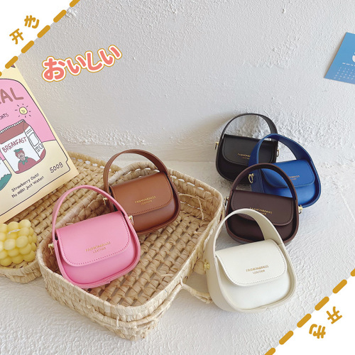 Children's Bags  New Girls Handbag Fashion Baby Mini Retro Crossbody Bag Little Princess Accessory Bag