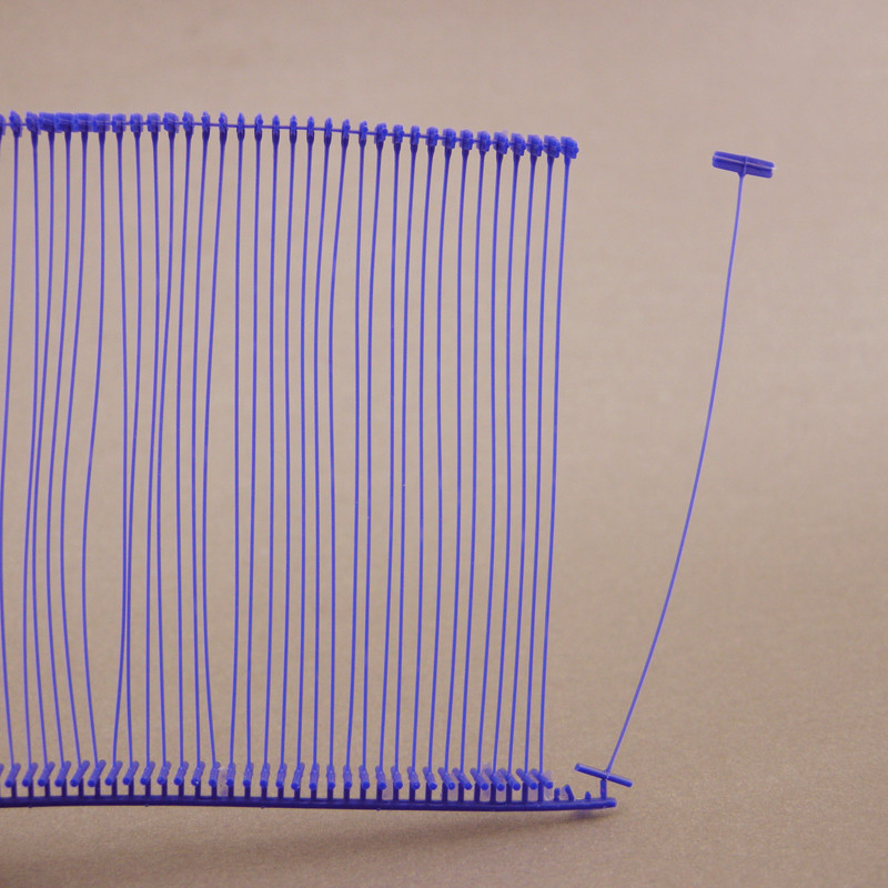 Color en forma de I pegamento aguja PP grueso pegamento aguja 5cm etiqueta pistola pin fijo Calcetines agua de lavado pegamento aguja bala