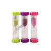 Convenient to carry mini -colored sandglasses for 3 minutes, brush teeth for 30 seconds, 1/5/10 minutes, timer