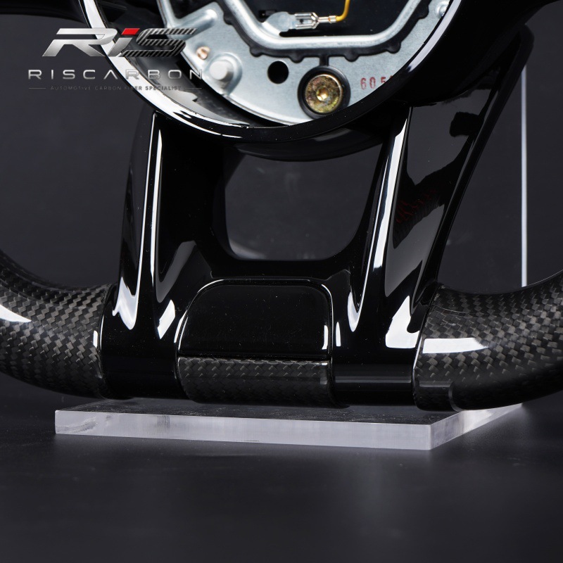 Compatible with Mercedes-Benz carbon fiber red label black button steering wheel W207W211W212 W221W222 809AMG GT