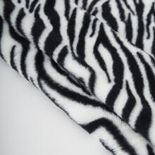 秋冬300g小兔绒斑纹印花绒布 箱包鞋帽围巾外套家居家纺小兔毛布