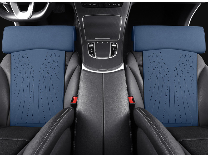 New car seat cushion memory foam leg support suede seat cushion leg support integrated main driving seat and passenger seat extended cushion