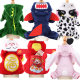 Pet supplies small and medium-sized dog dog clothes cat clothing autumn and winter four-legged cotton-padded coat cartoon transformation outfit