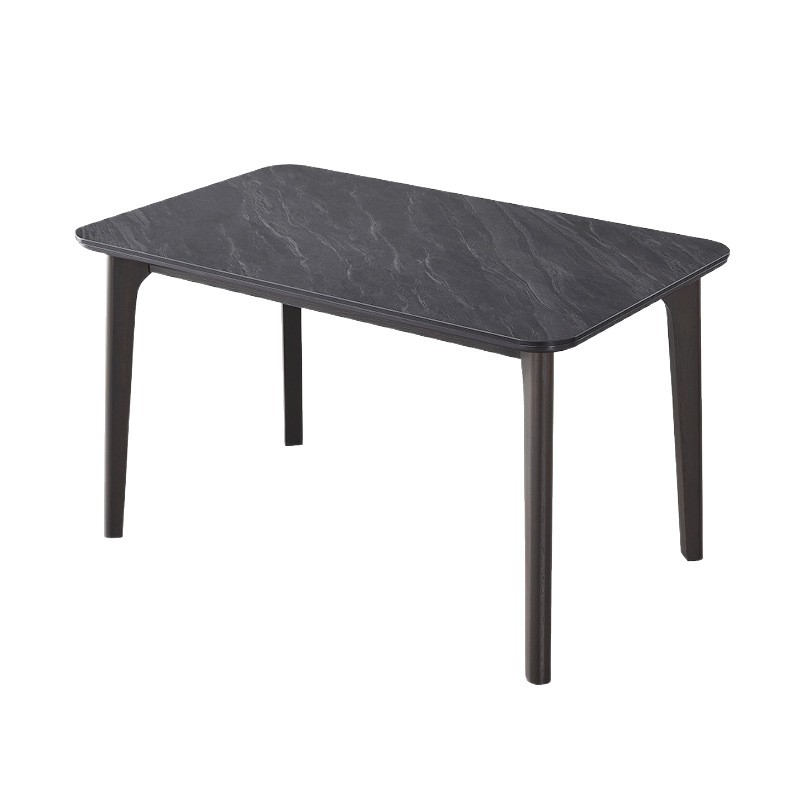 Mesa de comedor de madera sólida y silla de mesa de comedor moderna simple y ligera mesa de comedor de lujo pequeño fabricante de roble personalizado simple