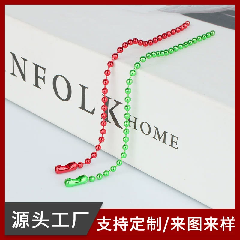 Оптовая Продажа с фабрики цвет бисера цепь подвесная цепь электрофорез ремесло тег цвет волны цепь брелок цвет может быть как необходимо