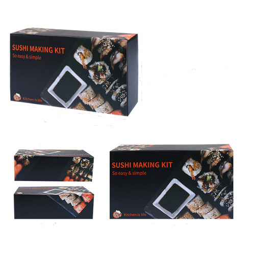 Sushi Maker Set Food-Grade Kitchen Tools Nori Seaweed Rice Bowl Multifunctional Shape Rice Balls Sushi Rolls