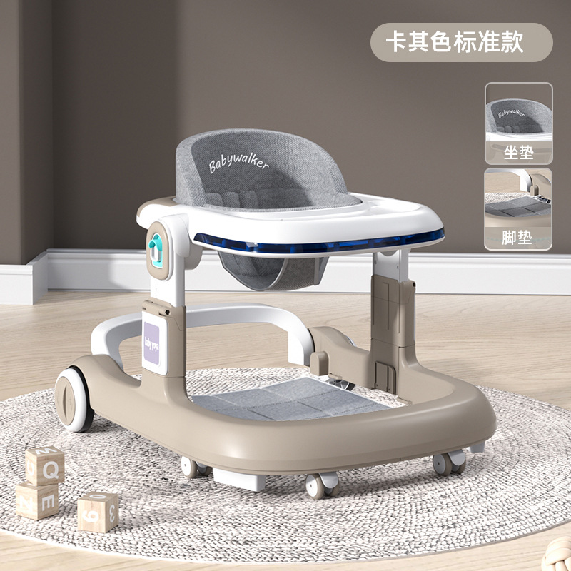 El andador para bebés y niños pequeños es anti-vuelco durante 6-18 meses.