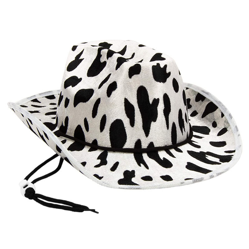 Inventario arco iris impresión sombrero vaquero rayas coloridas sombrero compuesto EVA sombrero vaquero de fiesta impresión sombrero vaquero occidental