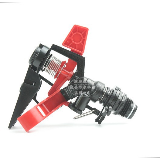 4 minutos 6 minutos dientes rojos ajustables rocker boquilla rociadora 360 grados rotación automática jardín de césped rociador de verduras