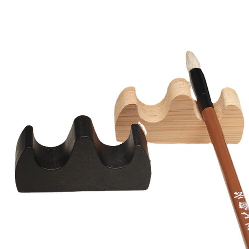 Plastic butterfly ink dish manufacturer wholesale stationery calligraphy supplies pen stand wood pen mountain pen rest ink washer plastic ink dish