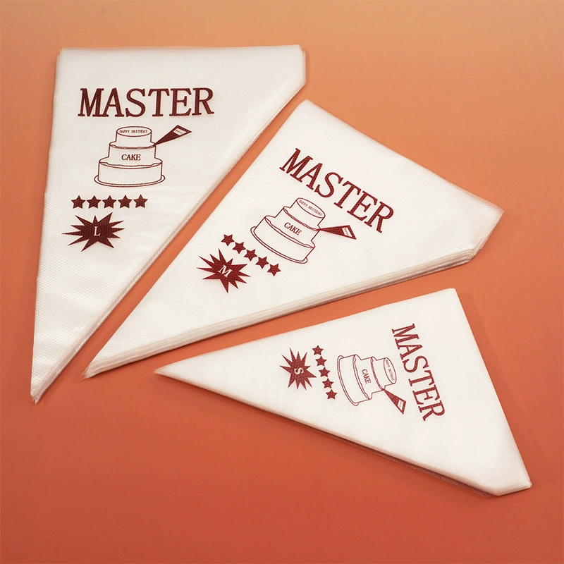 Pastry cream bag, food grade baking cake tool, commercial large size food supplement small size thickened disposable decorating bag