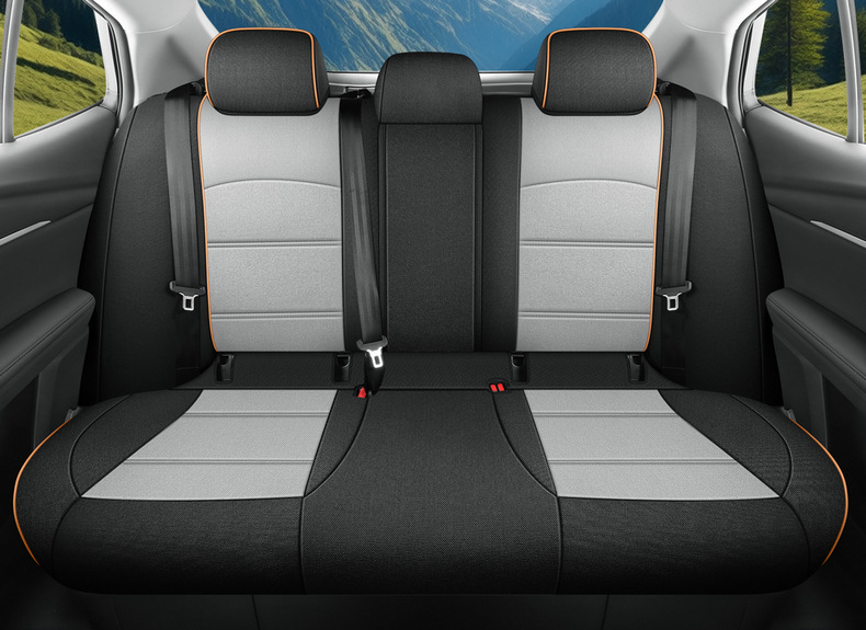 New Toyota Avalon Special Car Seat Cushion for All Seasons, Rear Full Surround Seat Cover, Cloth Seat Cover, Linen